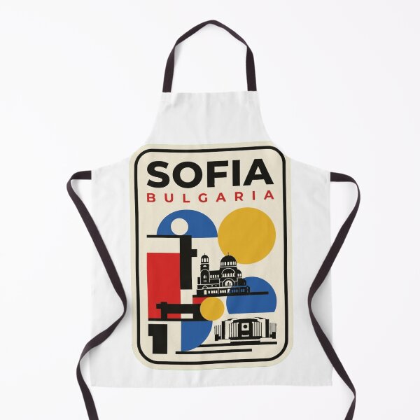 Item preview, Retro Sofia Bauhaus Geometric Skyline designed and sold by k3rstman1.