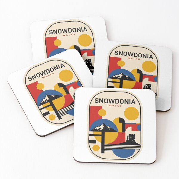 Item preview, Retro Snowdonia Bauhaus Geometric Skyline designed and sold by k3rstman1.