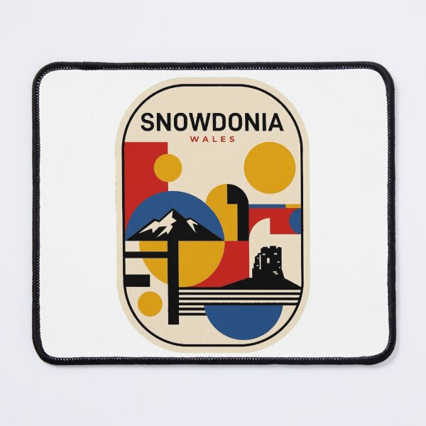 Item preview, Retro Snowdonia Bauhaus Geometric Skyline designed and sold by k3rstman1.