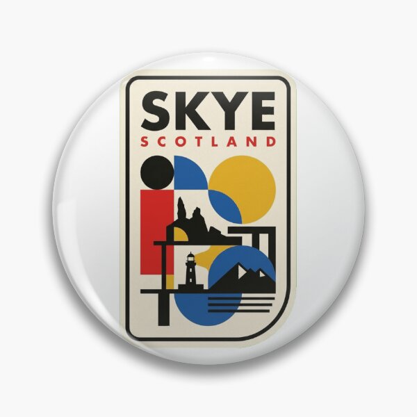 Item preview, Retro Skye Bauhaus Geometric Skyline designed and sold by k3rstman1.