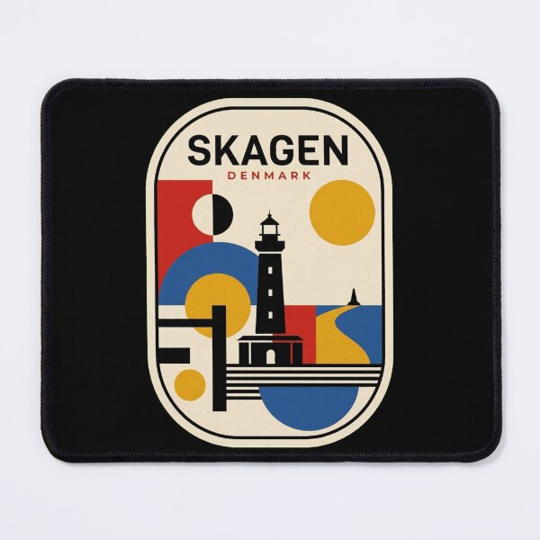 Item preview, Retro Skagen Bauhaus Geometric Skyline designed and sold by k3rstman1.