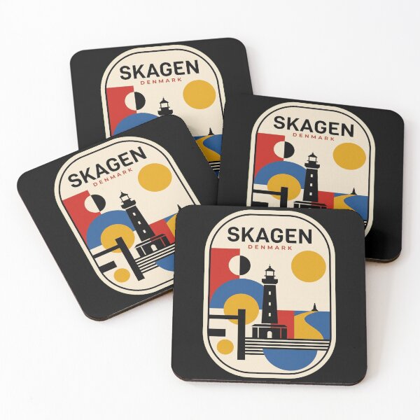 Item preview, Retro Skagen Bauhaus Geometric Skyline designed and sold by k3rstman1.