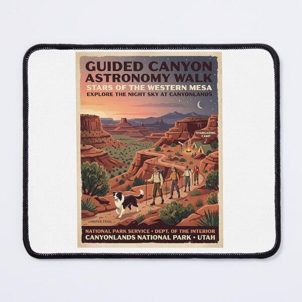 Item preview, Border Collie Canyon Astronomer designed and sold by PictoVibe.