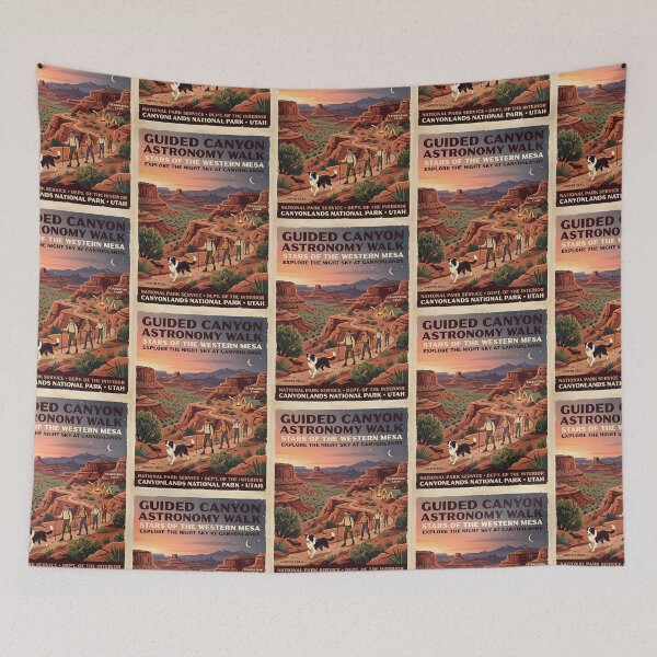 Item preview, Border Collie Canyon Astronomer designed and sold by PictoVibe.