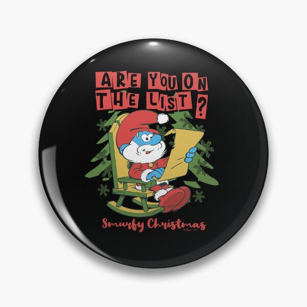 Item preview, The Smurfs Are you On The List Smurfy Christmas  Chest Logo Essential designed and sold by circliqueart.