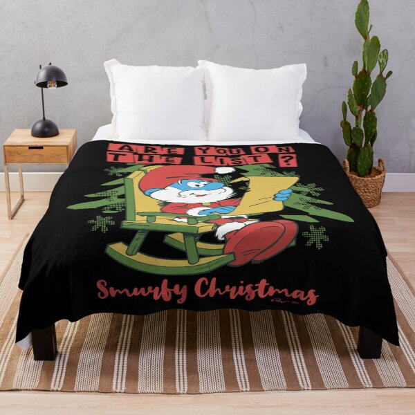 Item preview, The Smurfs Are you On The List Smurfy Christmas  Chest Logo Essential designed and sold by circliqueart.