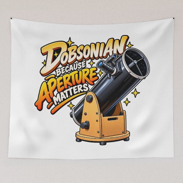 Item preview, Dobsonian Telescope Because Aperture Matters Funny Astronomy designed and sold by Benyacine.