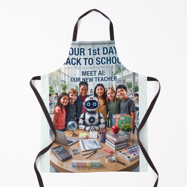 Item preview, Our 1st Day Back to School - Meet AI - Our New Teacher - DBM Photo Art 1 designed and sold by DBM Photo Art 1.