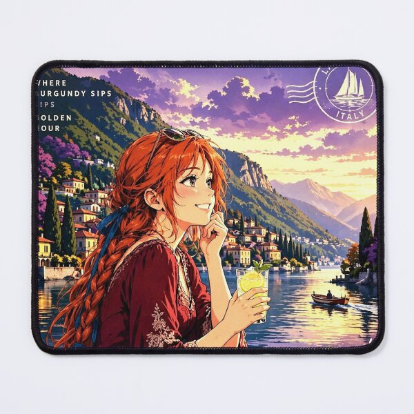Item preview, Italy — Lake Como — An Elegant Golden-Hour Escape Among Villas and Alpine Waters designed and sold by DibujandoPorfa.
