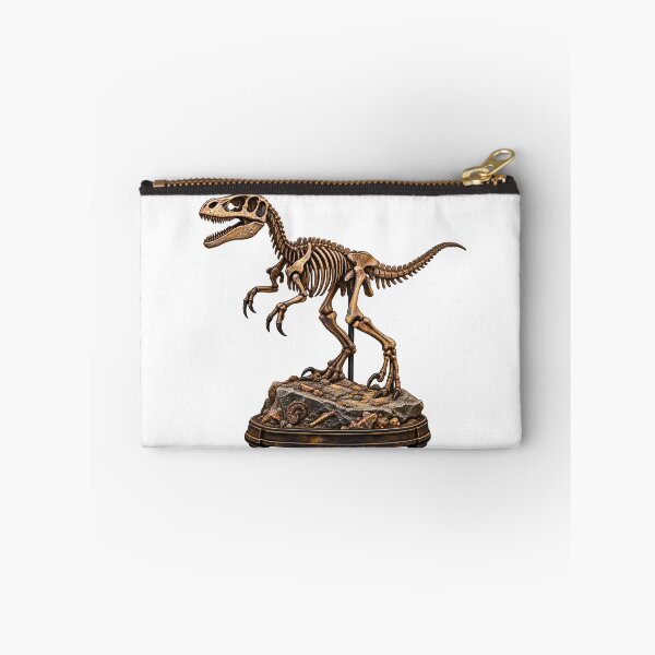 Item preview, Rare Dinosaur Fossil Skeleton – Vintage Paleontology Museum Collectible designed and sold by builtforyou.