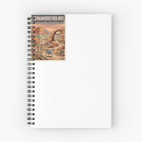 Item preview, Australian Shepherd Desert Fossil Guide designed and sold by PictoVibe.