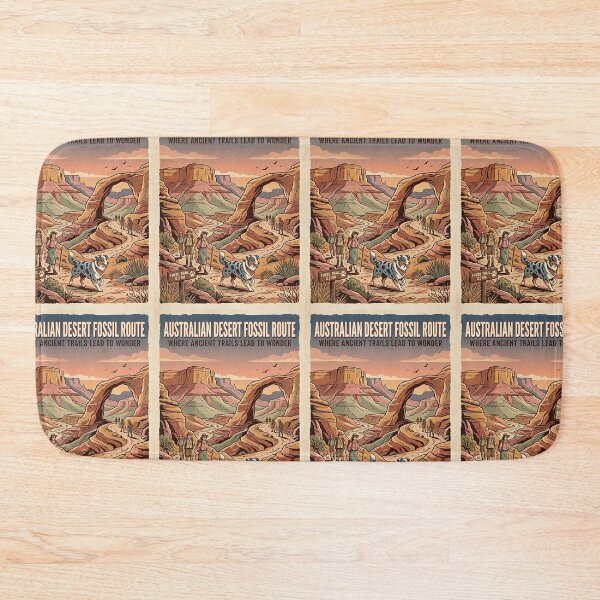 Item preview, Australian Shepherd Desert Fossil Guide designed and sold by PictoVibe.