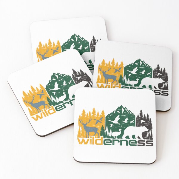 Item preview, Wilderness Retro Nature Wildlife Mountains Forest designed and sold by BakersTees.
