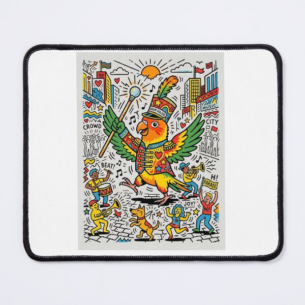 Item preview, Sun Conure Carnival Drum Major designed and sold by PictoVibe.
