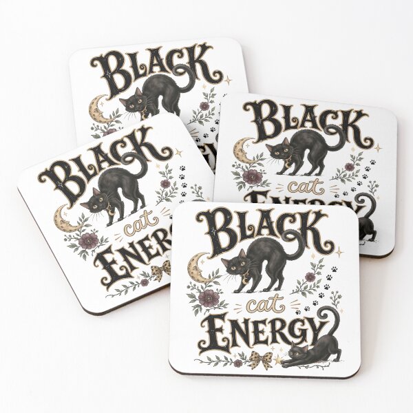 Item preview, Black Cat Energy designed and sold by Eclectic Monkey.