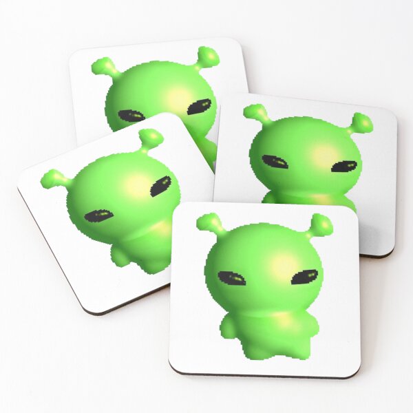 Item preview, Green Meong Alien Retro 3D Graphic designed and sold by Goblin Mode Shop.