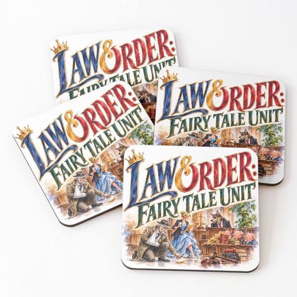 Item preview, Law and Order: Fairy Tale Unit designed and sold by Lyric Vault - Rock on.