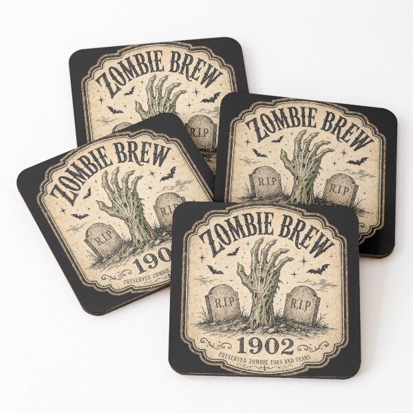Item preview, Zombie Brew Apothecary Label designed and sold by Explicitly-Random.