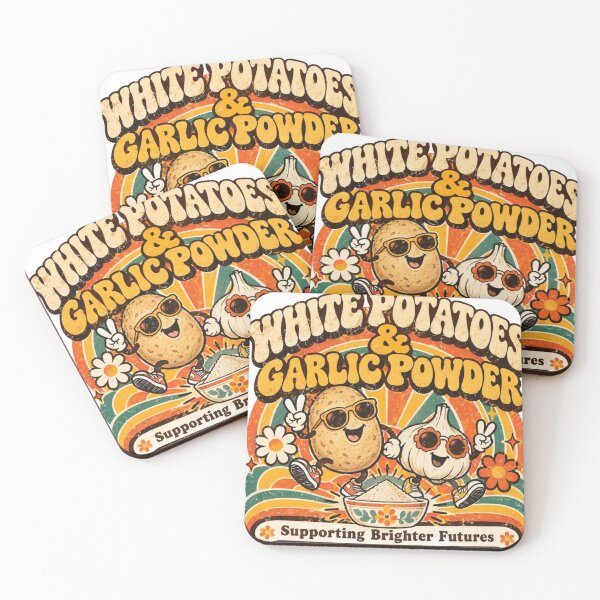 Item preview, White potatoes and garlic powder designed and sold by ArtsAndShirts.