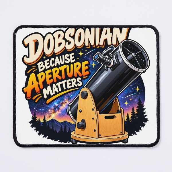 Item preview, Dobsonian Telescope Aperture Matters Funny Astronomy Gift designed and sold by Benyacine.