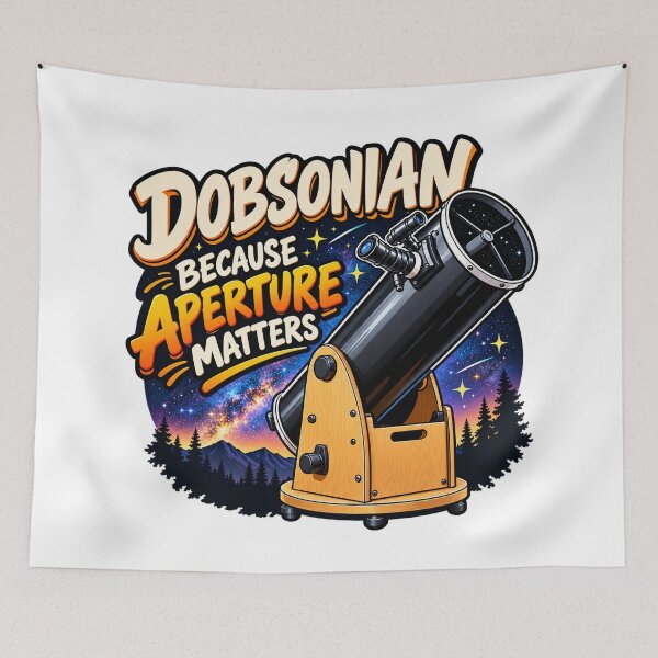 Item preview, Dobsonian Telescope Aperture Matters Funny Astronomy Gift designed and sold by Benyacine.