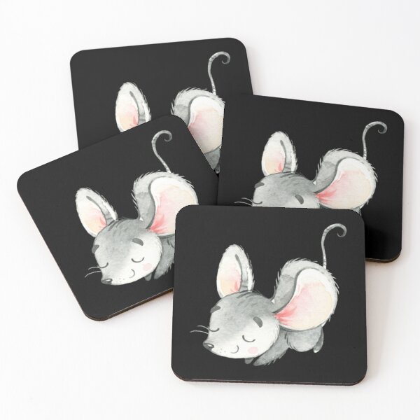 Item preview, A Little Grey Mouse Spiral Notebook designed and sold by shopnga.