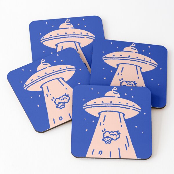Item preview, UFO Cow Abduction Cute Doodle Graphic designed and sold by Goblin Mode Shop.
