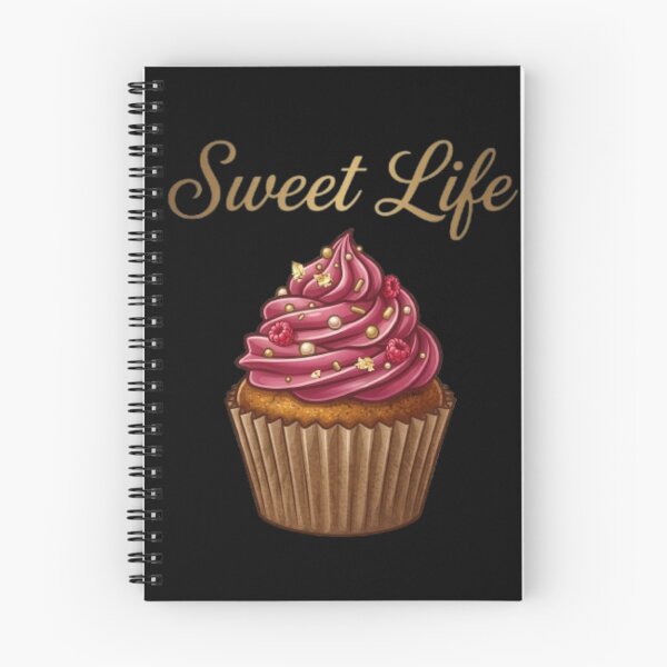 Item preview, Sweet Life Gourmet Raspberry Cupcake with Gold Accents designed and sold by Northern Glow Art.