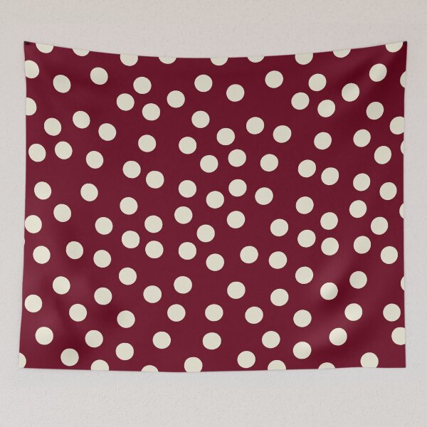 Item preview, Bordeaux Scatter Dots designed and sold by STUDIO MORE Los Angeles.