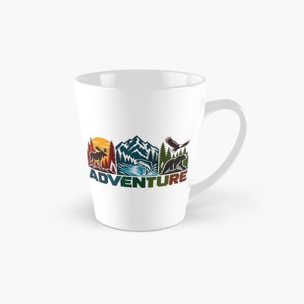 Item preview, Adventure Retro Wilderness Nature Wildlife Mountains designed and sold by BakersTees.