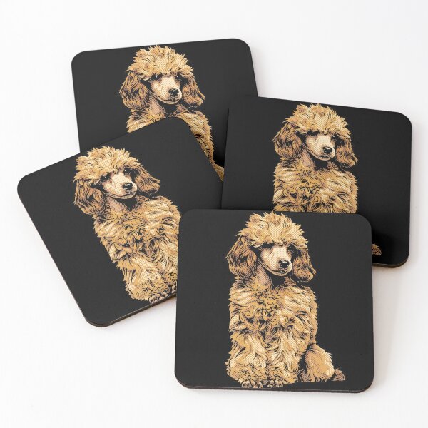 Item preview, Retro Comic Halftone Poodle Dog Graphic Art designed and sold by Terry Bain.