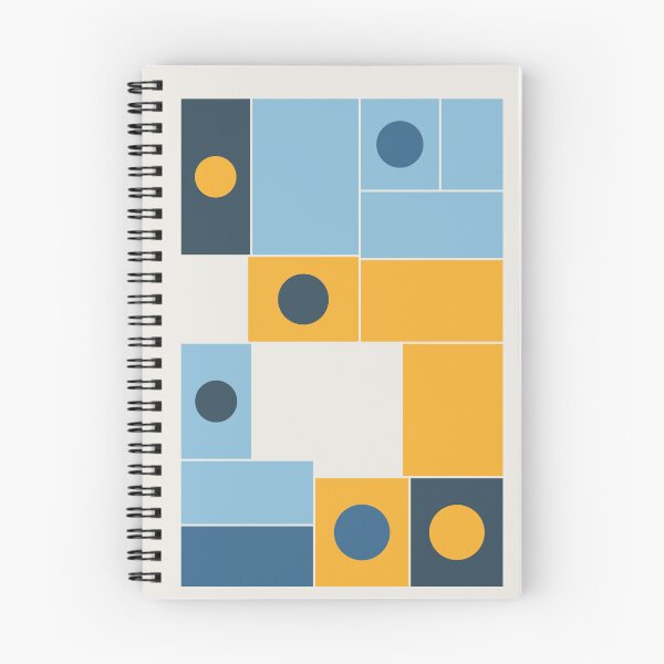 Item preview, Sky Blue and Mustard Geometric designed and sold by FOYOH.