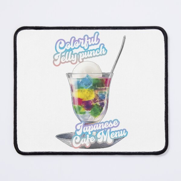 Item preview, Colorful Jelly Punch Japanese Cafe Menu Retro Dessert designed and sold by LOVEARTDESIGN.
