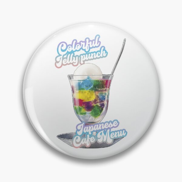 Item preview, Colorful Jelly Punch Japanese Cafe Menu Retro Dessert designed and sold by LOVEARTDESIGN.