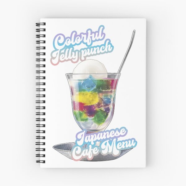 Item preview, Colorful Jelly Punch Japanese Cafe Menu Retro Dessert designed and sold by LOVEARTDESIGN.