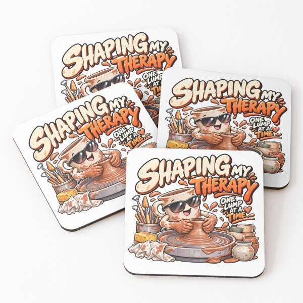 Item preview, Funny Pottery Lover - Shaping My Therapy, One Lump at a Time designed and sold by Benyacine.