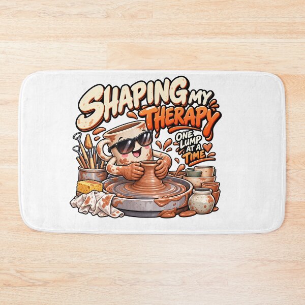 Item preview, Funny Pottery Lover - Shaping My Therapy, One Lump at a Time designed and sold by Benyacine.
