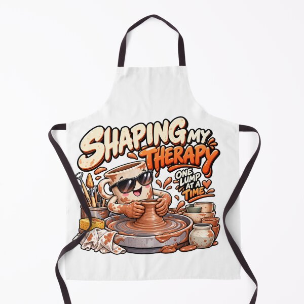 Item preview, Funny Pottery Lover - Shaping My Therapy, One Lump at a Time designed and sold by Benyacine.