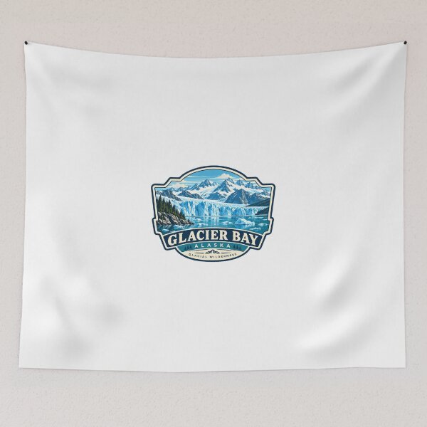 Item preview, Glacier Bay Alaska Glacial Wilderness National Park Travel Souvenir designed and sold by Simsimah26Parks.
