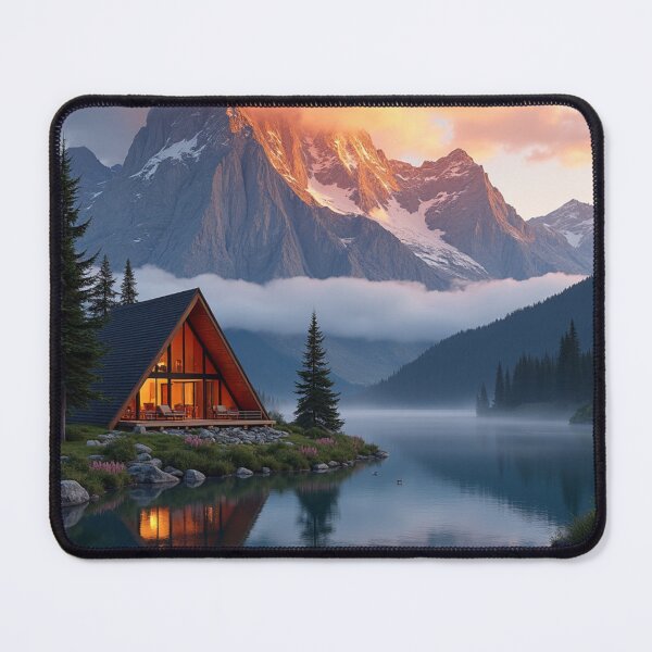 Item preview, Twilight Reflections - Mountain Cabin Sanctuary designed and sold by nhk999.