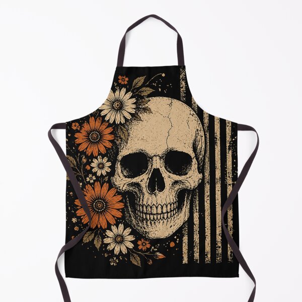Item preview, Vintage Skull with Flowers designed and sold by Explicitly-Random.
