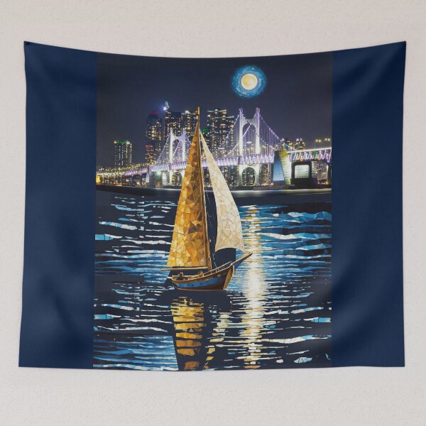 Item preview, MOONLIT SAIL 2 designed and sold by Tammera.