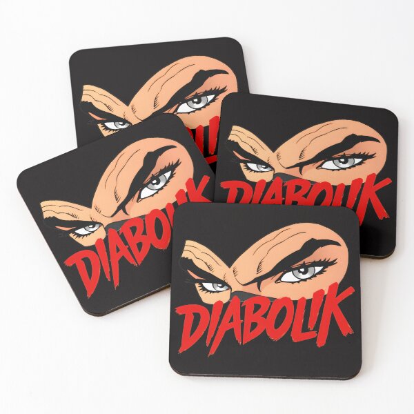 Item preview, Diabolik Intense Eyes Red Distressed Text designed and sold by Doublettadraw.