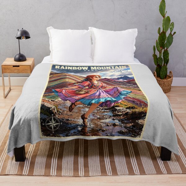 Item preview, Peru — Rainbow Mountain — A Colourful Adventure Above the Clouds of the Andes designed and sold by DibujandoPorfa.
