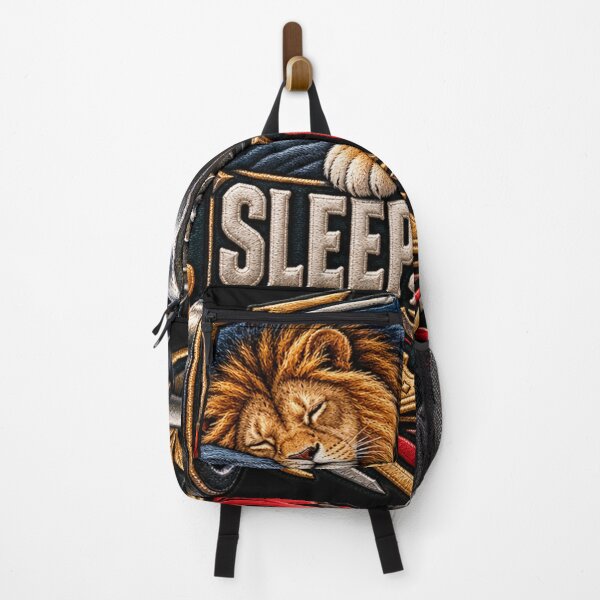 Item preview, Eat Sleep Gym Repeat Fitness Quote – Embroidered Weightlifting Motivation Design designed and sold by Emoji Emblems.