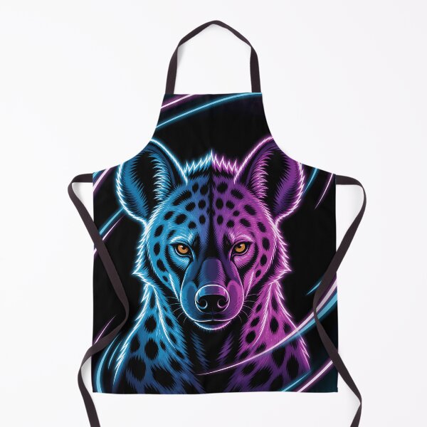 Item preview, Spotted Neon Hyena Face Art designed and sold by LuisWorks.
