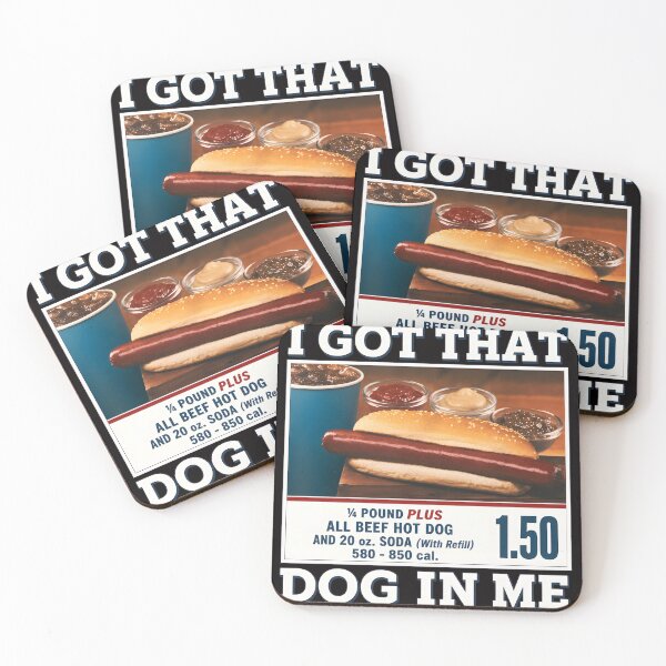 Item preview, Got That Dog In Me Vintage Hot Dog Soda Meal designed and sold by Doublettadraw.