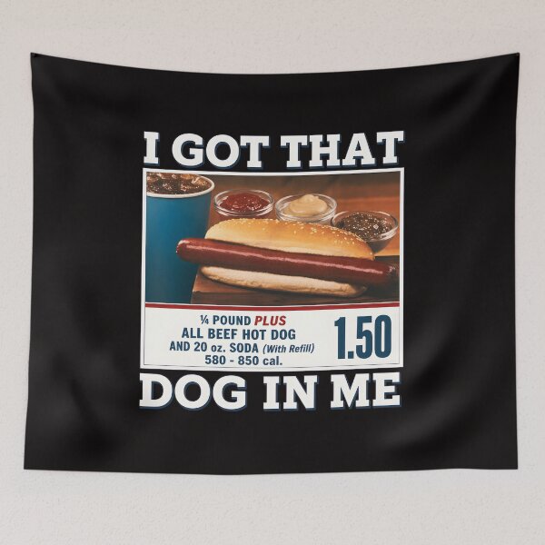 Item preview, Got That Dog In Me Vintage Hot Dog Soda Meal designed and sold by Doublettadraw.