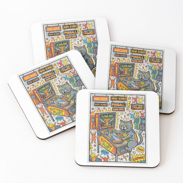 Item preview, British Shorthair Pinball Champion designed and sold by PictoVibe.