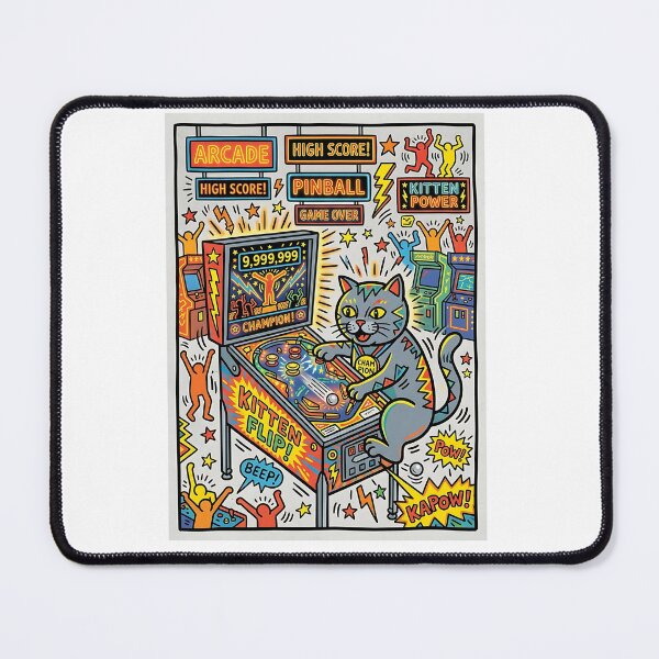 Item preview, British Shorthair Pinball Champion designed and sold by PictoVibe.